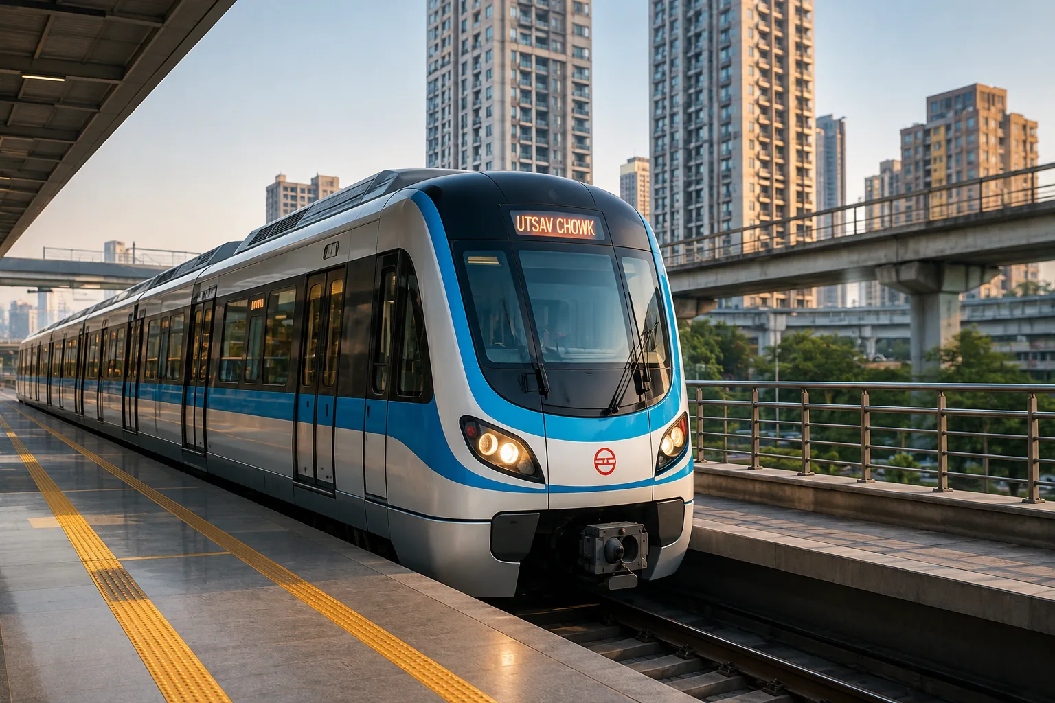 Utsav Chowk Metro Connectivity Near Godrej Varanya